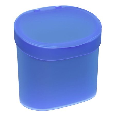 Lixeira com tampa para pia 22,8 x 15,6 x 22,4 cm 4 L - Azul Coza