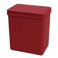 Lixeira Single 2,5 litros Coza 16,4 x 11,8 x 18,5 cm - Vermelho Bold