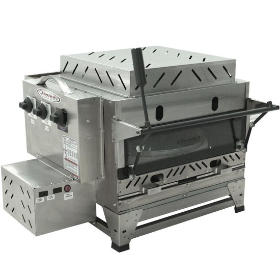 Forno de Assar Pizza Itajobi 55x56,5cm com 2 Infravermelhos Refratário Giratório