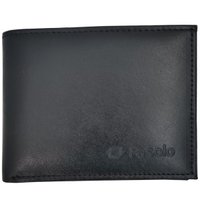 Carteira Fasolo Couro Masculina Comprida de Bolso Executiva Preta