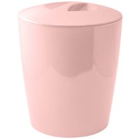 Lixeira Vitra Rosa 5L Banheiro Cozinha Escritório Cesto de Lixo Plástico com Tampa OU