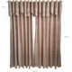 Cortina de Renda Clássica 300cm x 180cm Bandô 40cm Sala Roseiral Desert Interlar
