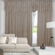 Cortina de Renda Clássica 300cm x 180cm Bandô 40cm Sala Roseiral Desert Interlar