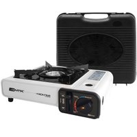 Fogareiro À Gás Frontier Nautika Fogão Portátil Para Camping Com Ignição Automática Branco