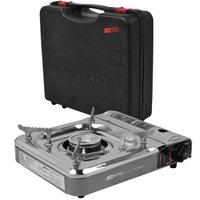 Fogareiro À Gás Cheff Nautika Fogão Portátil Para Camping Com Ignição Automática E Maleta
