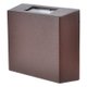 Arandela Slim 2 Fachos de Luz 1xG9 Marrom - Germany