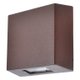 Arandela Slim 2 Fachos de Luz 1xG9 Marrom - Germany