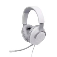 Fone de Ouvido JBL Quantum 100 Headset Gamer Over-Ear Mic Boom Removível Branco
