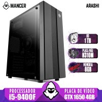PC Gamer Mancer, Intel i5-9400F, GTX 1650 4GB, 8GB DDR4, HD 1TB
