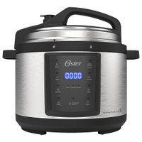 Panela Elétrica de Pressão Oster Digital 5 Litros Preto/Inox OPAN920