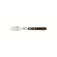Garfo de Mesa Tramontina em Aço Inox e Cabo Madeira Polywood