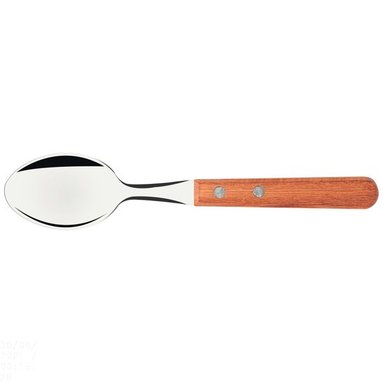 Conjunto de Colheres de Mesa Tramontina Dynamic com Lâminas em Aço Inox e Cabos de Madeira Natural 3