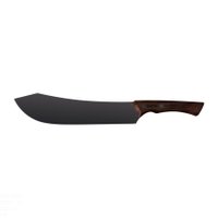 Faca para Carne Tramontina Churrasco Black com Lâmina de Aço Inox Escurecido e Cabo de Madeira 10