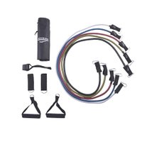 Kit Elasticos com Puxador e 5 Intensidades 11 em 1 Band