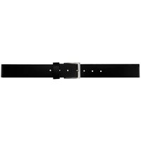 Cinto Masculino Preto Cinta De Couro Fasolo Social Liso 105cm