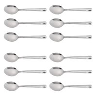 Conjunto 12  Colheres Pequenas para Sobremesa Aço Inox Linha Verão Martinazzo