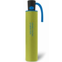 Guarda Chuva Automático Benetton Sombrinha De Bolsa Verde Musgo E Azul