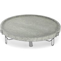 Racleteira 38cm Raclette Grill Com Pedra Sabão Suporte E Queimador Forma