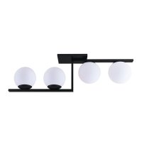 Plafon Startec Havana 4 E27 Bivolt Preto