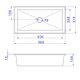 Cuba de Embutir Deca 59x30 L.1071.17 Retangular Branco Gelo