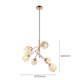 Lustre Pendente Quality Cutie 1331 E27 Bivolt Champagne