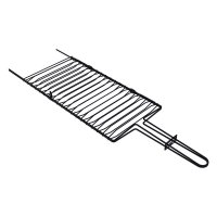 Grelha para Churrasco Tramontina 26495000 72x22 Aço Carbono Nitrocarbonetado