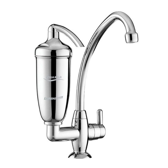 Purificador Acqua Bella Com Torneira Cromado Lorenzetti - Bancada