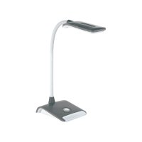 Luminária de Mesa Led Taschibra TLM Flex Bivolt Cinza 6500K Luz Branca