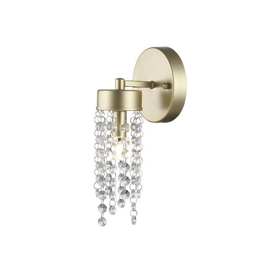 Arandela Blumenau Cristal Light 89631130 G9 Bivolt Dourada