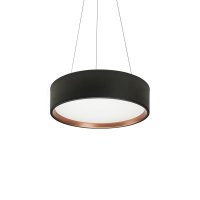 Lustre Pendente Newline Circle SN10154 E27 Bivolt Preto / Cobre