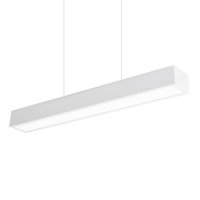 Lustre Pendente Newline Sobrepor V 468 Led Bivolt Branco 4000K Luz Neutra