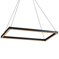 Lustre Pendente Newline Fit Led 745 Bivolt Preto 4000K Luz Neutra