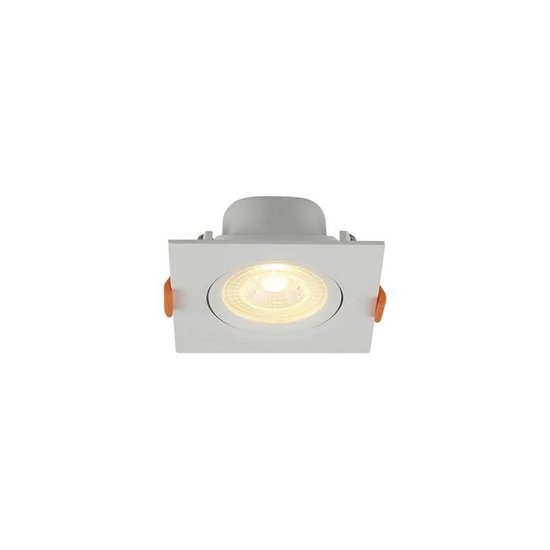 Spot de Led Blumenau Slim Quadrado 3W Bivolt 3000K Luz Amarela