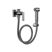 Ducha Higiênica Docol Stillo 823748 com Registro e Derivação Grafite Polido