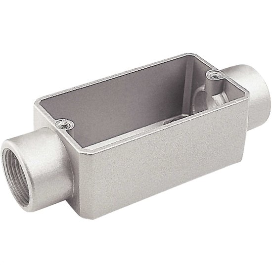 Condulete fixo 1/2" tipo "C" - sem tampa / rosca BSP / sem pintura