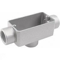 Condulete fixo 3/4" tipo "TB" - sem tampa / sem rosca / com pintura eletrostática a pó
