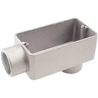 Condulete fixo 3/4" tipo "LB" - sem tampa / rosca BSP / com pintura eletrostática a pó