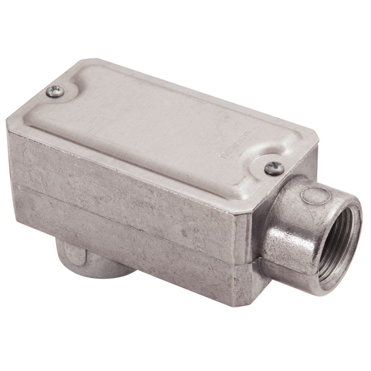 Condulete fixo 1/2" tipo "LB" com tampa / rosca BSP / sem pintura