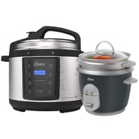 Kit Panela de Pressão e Panela Elétrica de Arroz Oster - 220V