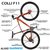 Bicicleta Colli F11 Kit Alivio Shimano  Aro 29 Freio hidráulico 27V Alumínio Colli Bike - Laranja