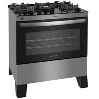 Fogão Atlas Agile UP Glass 5 Bocas Acendimento Automático Mesa Vidro