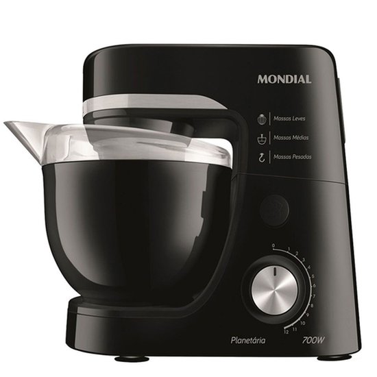Batedeira Planetária BP-03 700W 12 Velocidades 4,5 L Mondial
