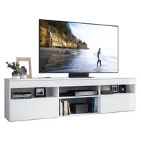Rack Suspenso para Tv até 65" Multimóveis Paris FG3326 com 2 Portas Branco