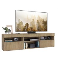 Rack Suspenso para Tv até 65" Multimóveis Paris FG3326 com 2 Portas Rustic