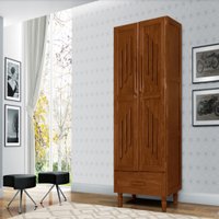 Guarda Roupa Modulado Milão com 2 Portas e 1 Gaveta Atraente Móveis