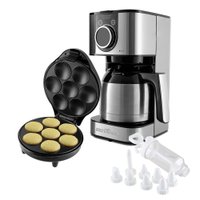 Kit Cozinha Britânia Cafeteira Concept Inox BCF39I e  Cupcake Maker 3 220V