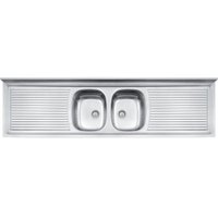 Pia de Apoio Tramontina Ribon 2C 34 em Aço Inox 200 x 55 cm