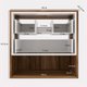 Kit Gabinete para Banheiro Gael 60cm com Cuba e Armário Móveis Bosi