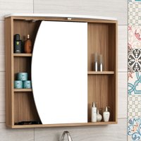 Armário para Banheiro Duna 80x65.5cm com Espelho e LED Móveis Bosi