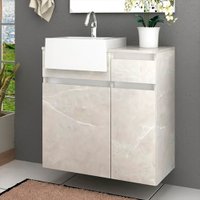 Gabinete para Banheiro Cora 80cm com Cuba Móveis Bosi